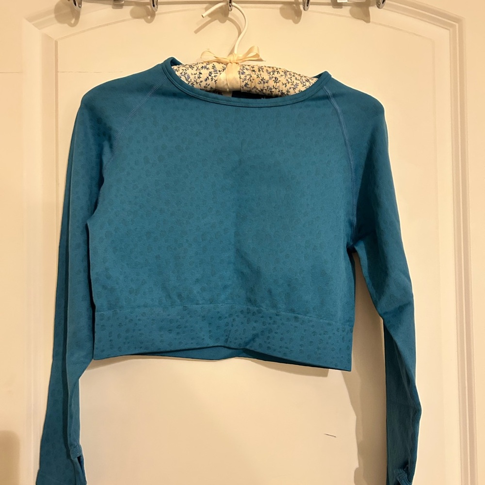 AYBL Evolve Speckle Seamless Long sleeve cropped